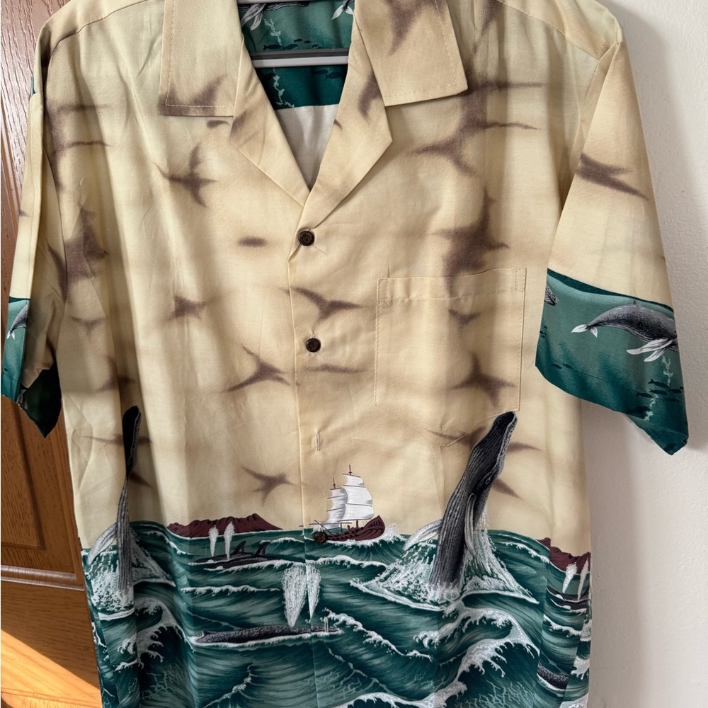 Winnie Fashion Nautical Print Shirt L